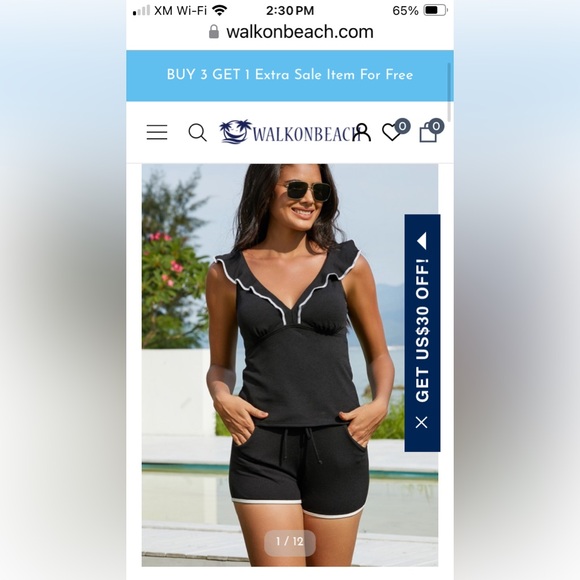 Two piece tankini - Picture 5 of 5